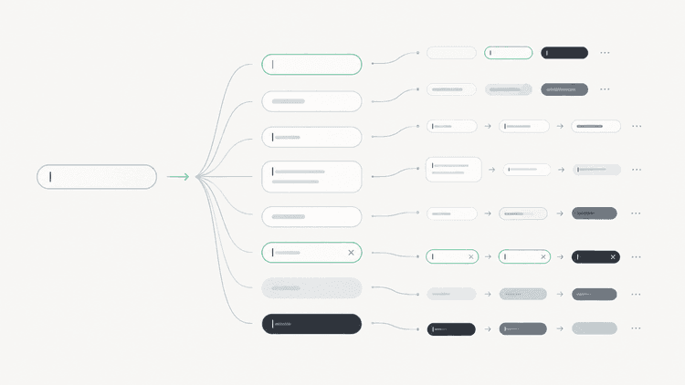 How a simple animated input turns into dozens of decisions